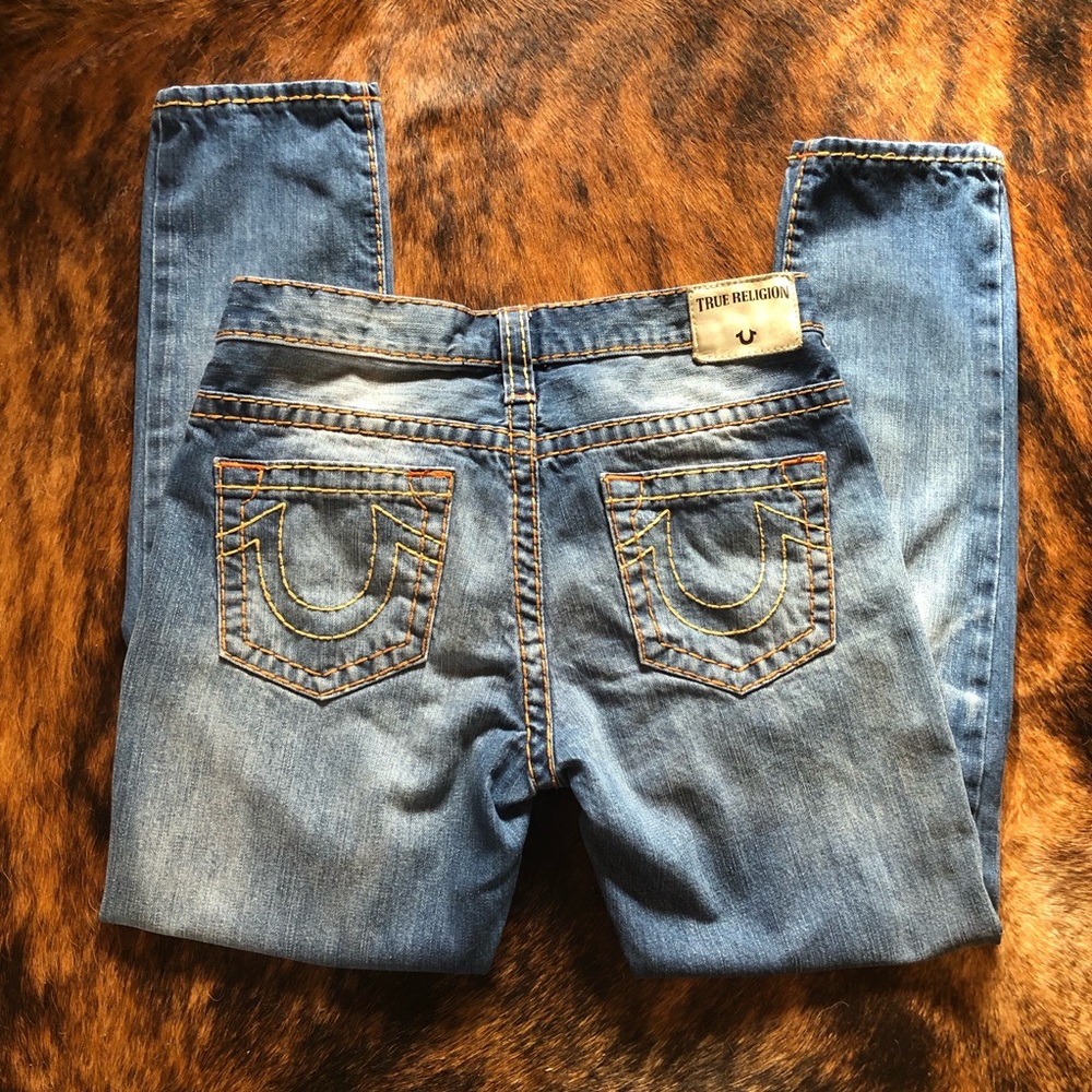 True Religion audrey Jean midrise slim boyfrien 26